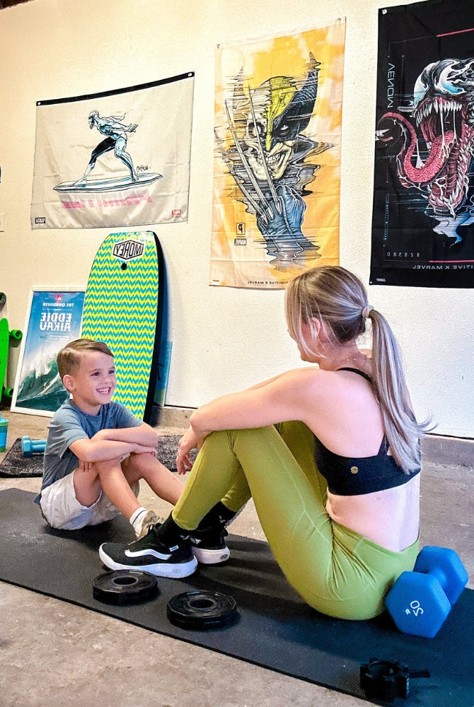 Mom's Guide to working out at home with kids