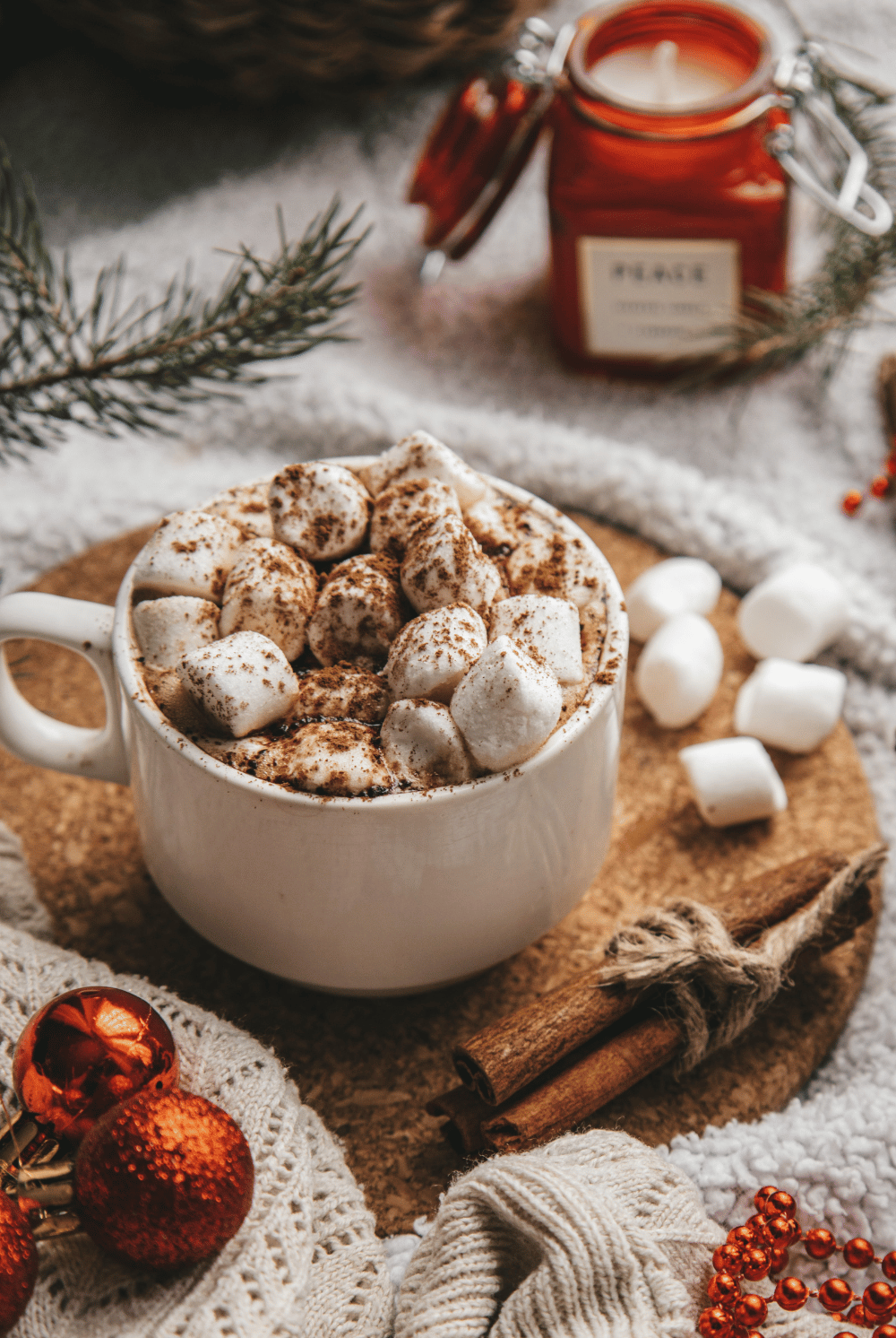 Picture of Hot Chocolate with Marshmallows and Cinnamon