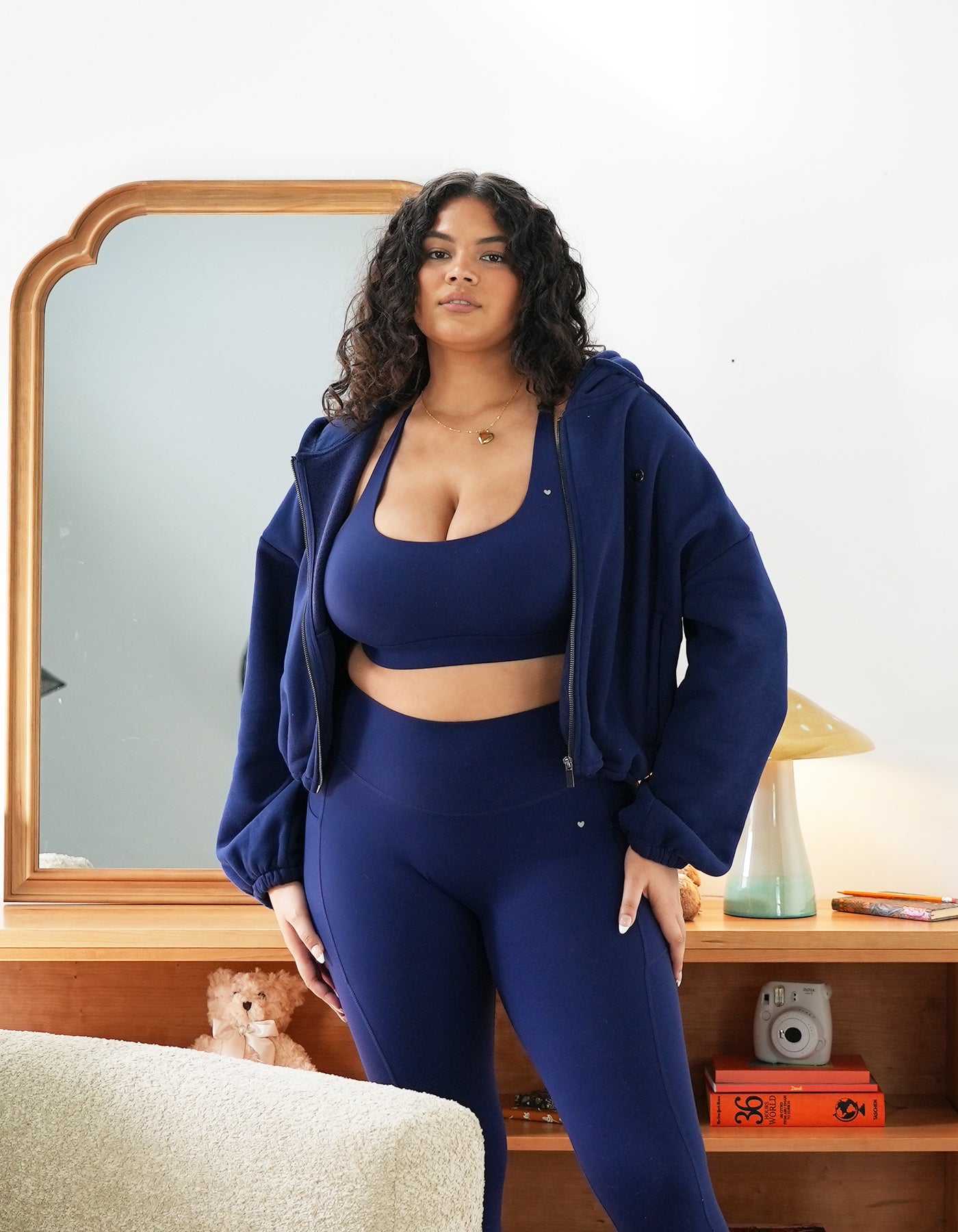 CozyCloud Jacket in the color blackberry