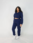 CozyCloud Joggers Blackberry & matching CozyCloud Jacket