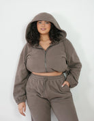 CozyCloud Jacket & Joggers in the color Driftwood