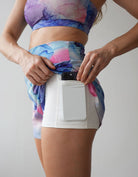 Love Fitness Electric Euphoria Runners in a beautiful vibrate watercolor print