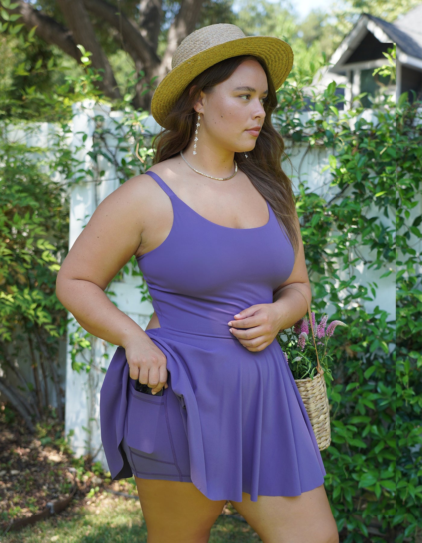 Love Fitness sunchaser active dress wisteria