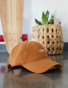 Aloha Dad Hat in burnt orange