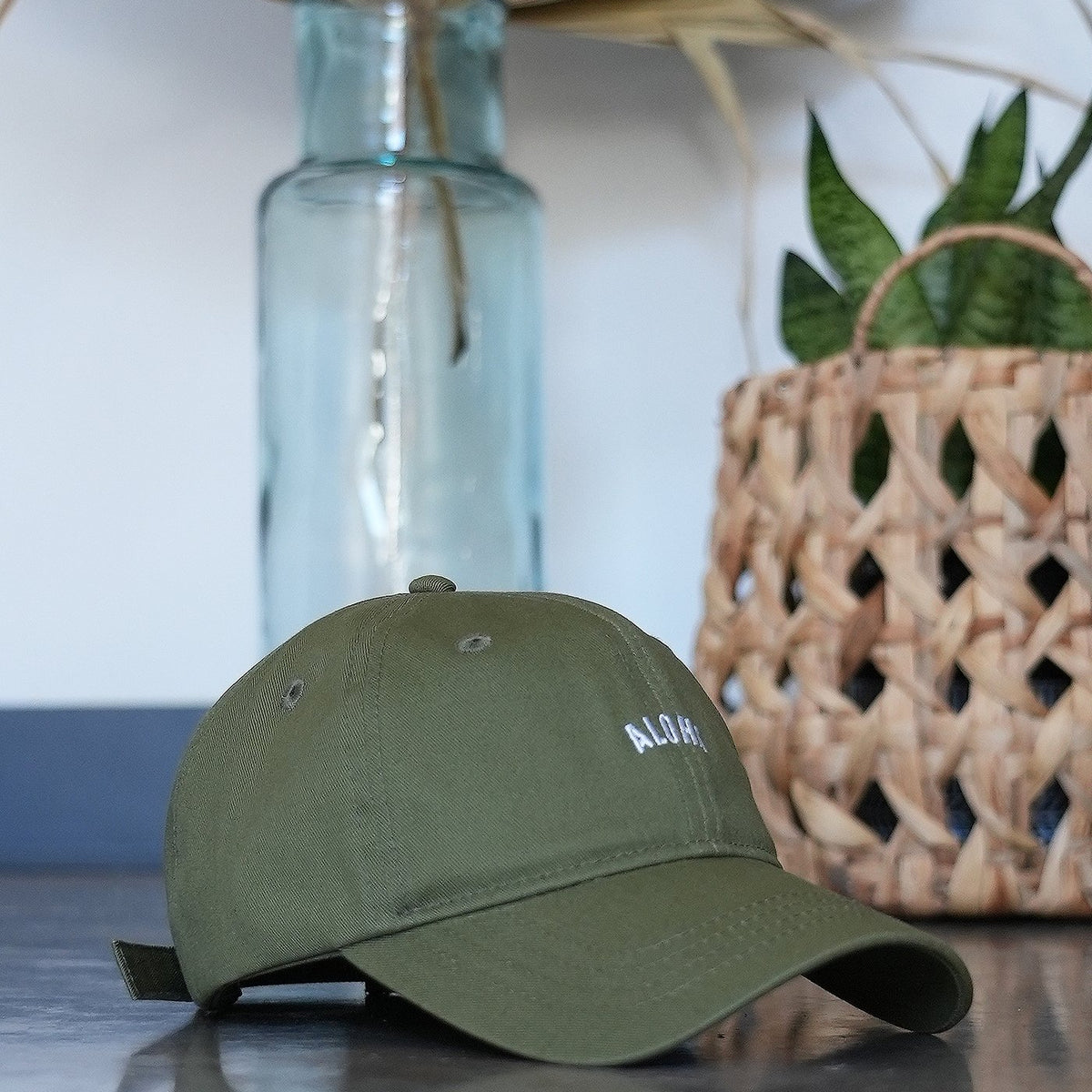Aloha Dad Hat Olive Green – Love Fitness Apparel
