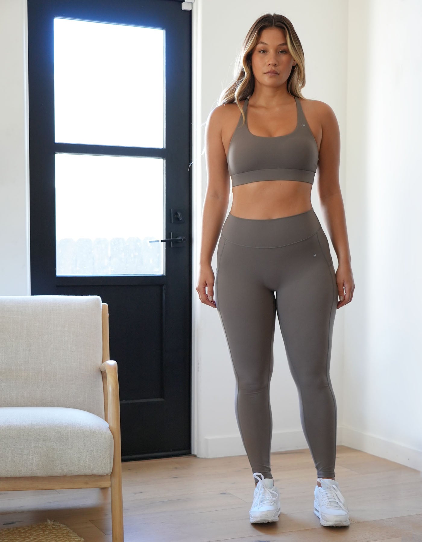 Effortless pocket leggings driftwood