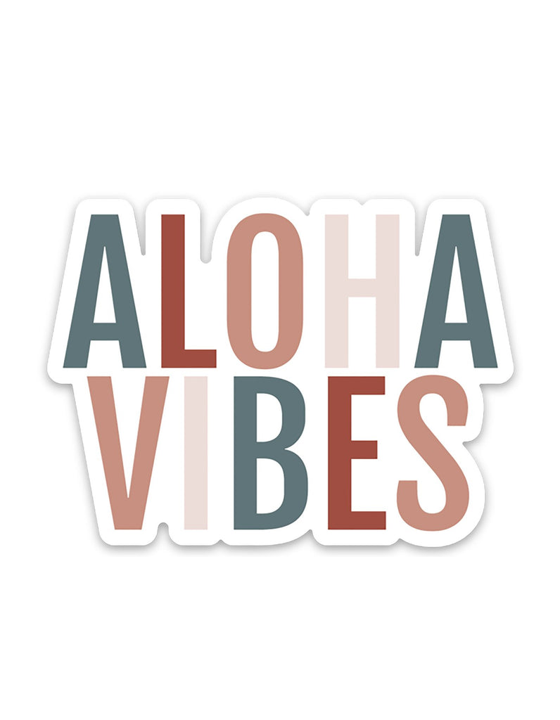 Rustic Aloha Vibes - Sticker