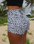 Love Fitness Apparel Leopard runners running shorts spandex Hawaii