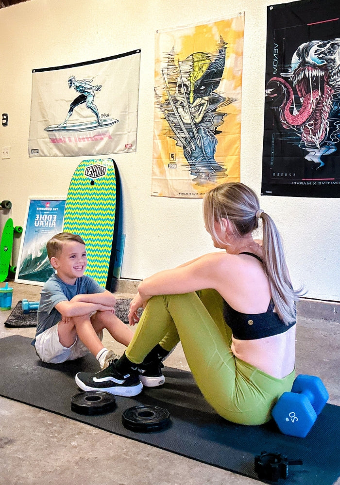 Mom's Guide to working out at home with kids