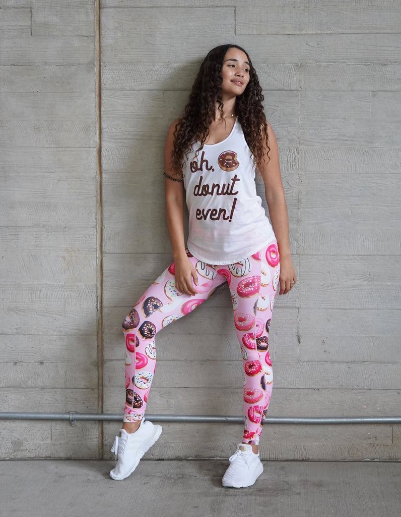 Donut Leggings - Pink