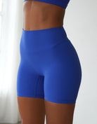 Effortless Ribbed Shorts Electric