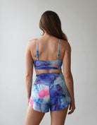 Love Fitness Breeze Runners in a beautiful vibrate watercolor print