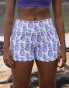 Love Fitness Pineapple Runners White Lavender