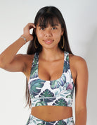 Kailani Sports Bra - Monstera