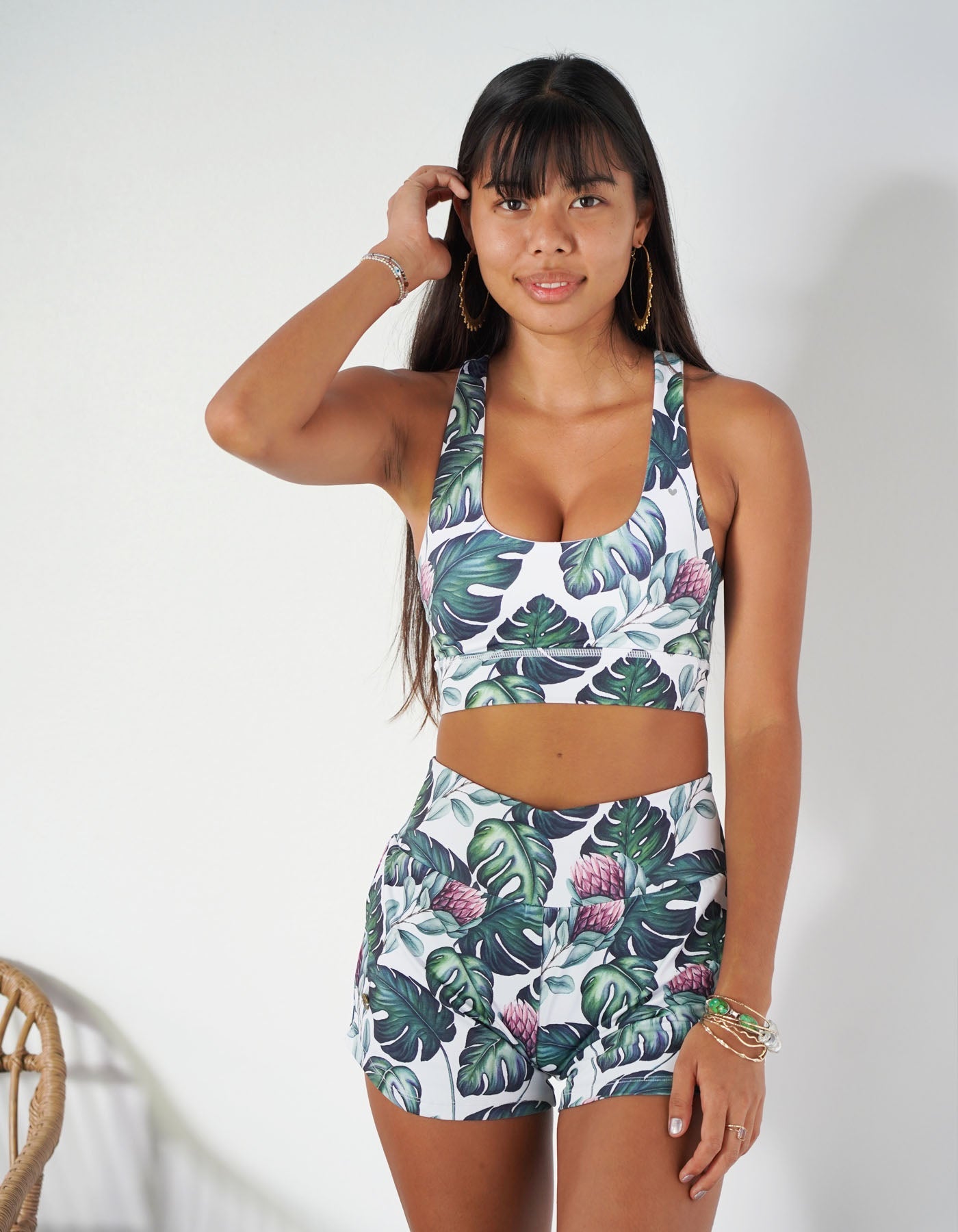 Kailani Sports Bra - Monstera