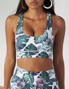 Kailani Sports Bra - Monstera