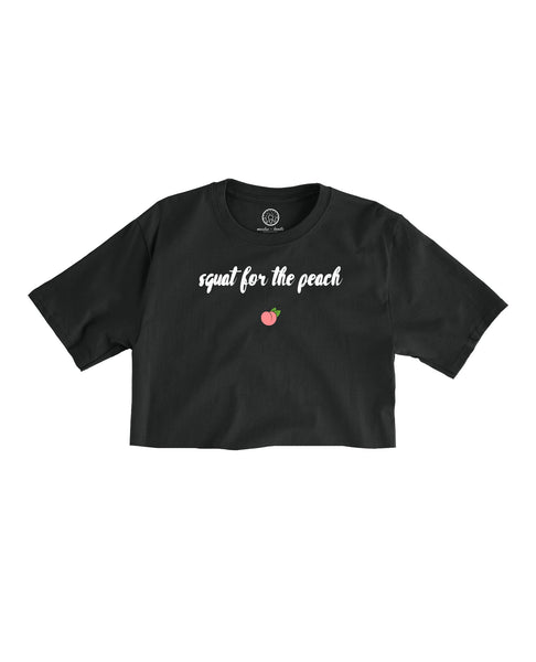 Squat for the Peach - Cropped Tee – Love Fitness Apparel