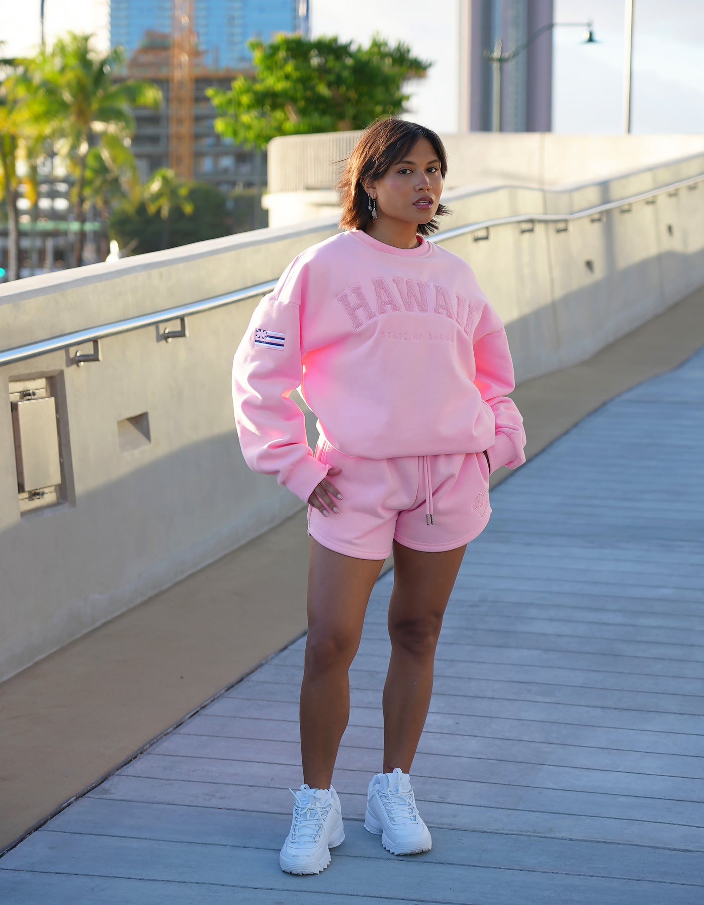State of Aloha Sweatshirt - Strawberry Cream – Love Fitness Apparel