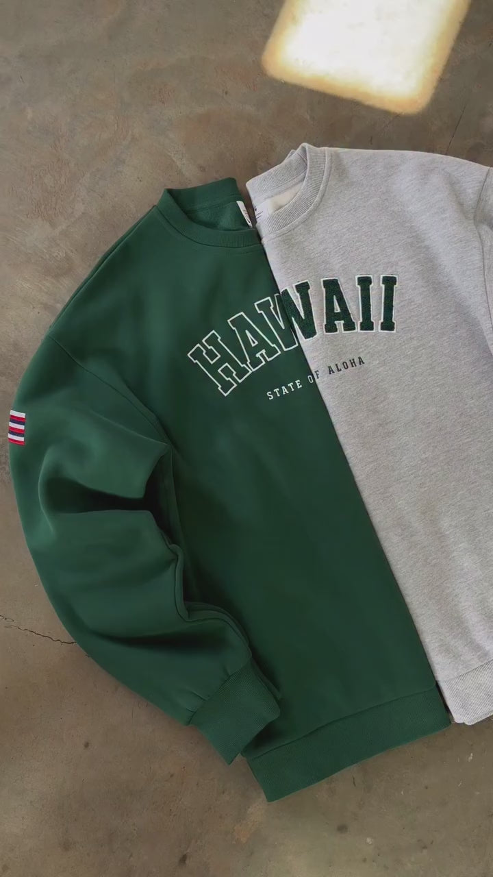 スウェット ALOHA STATE CREW NECK SWEATSHIRT State of Aloha Sweatshirt - REMIX – Love Fitness Apparel