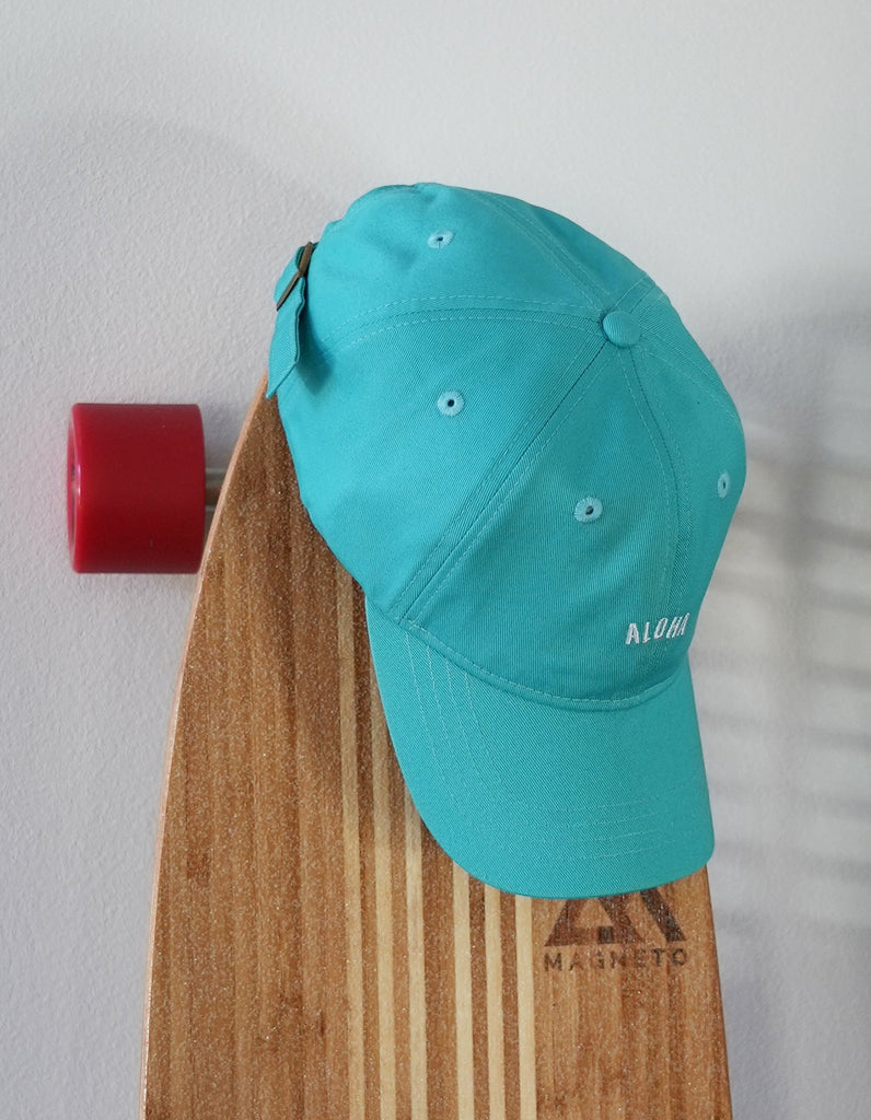 Love Fitness Aloha Dad hat in Teal
