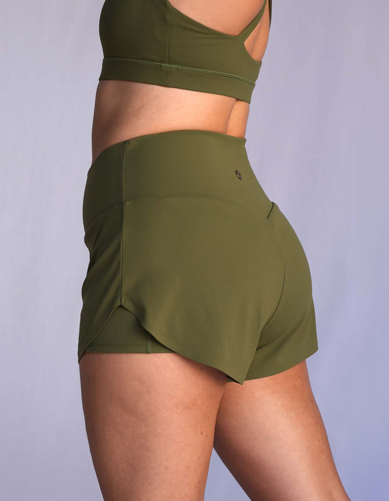 Love Fitness Breeze Runners Olive Green