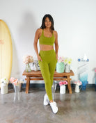 Effortless pocket leggings guava