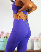 Effortless pocket leggings lavender 