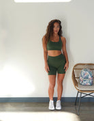 Love Fitness Elite Pocket Biker Shorts - Eden