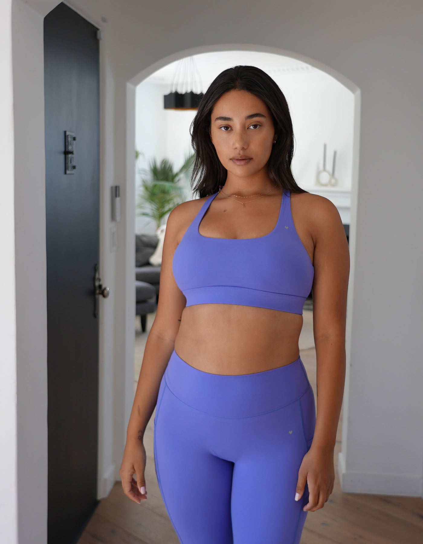 Eloise Sports Bra Hydrangea