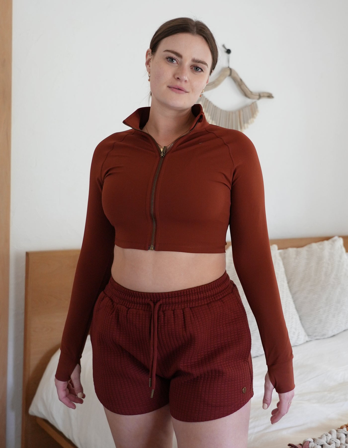Love Fitness Impact Crop Jacket Phoenix