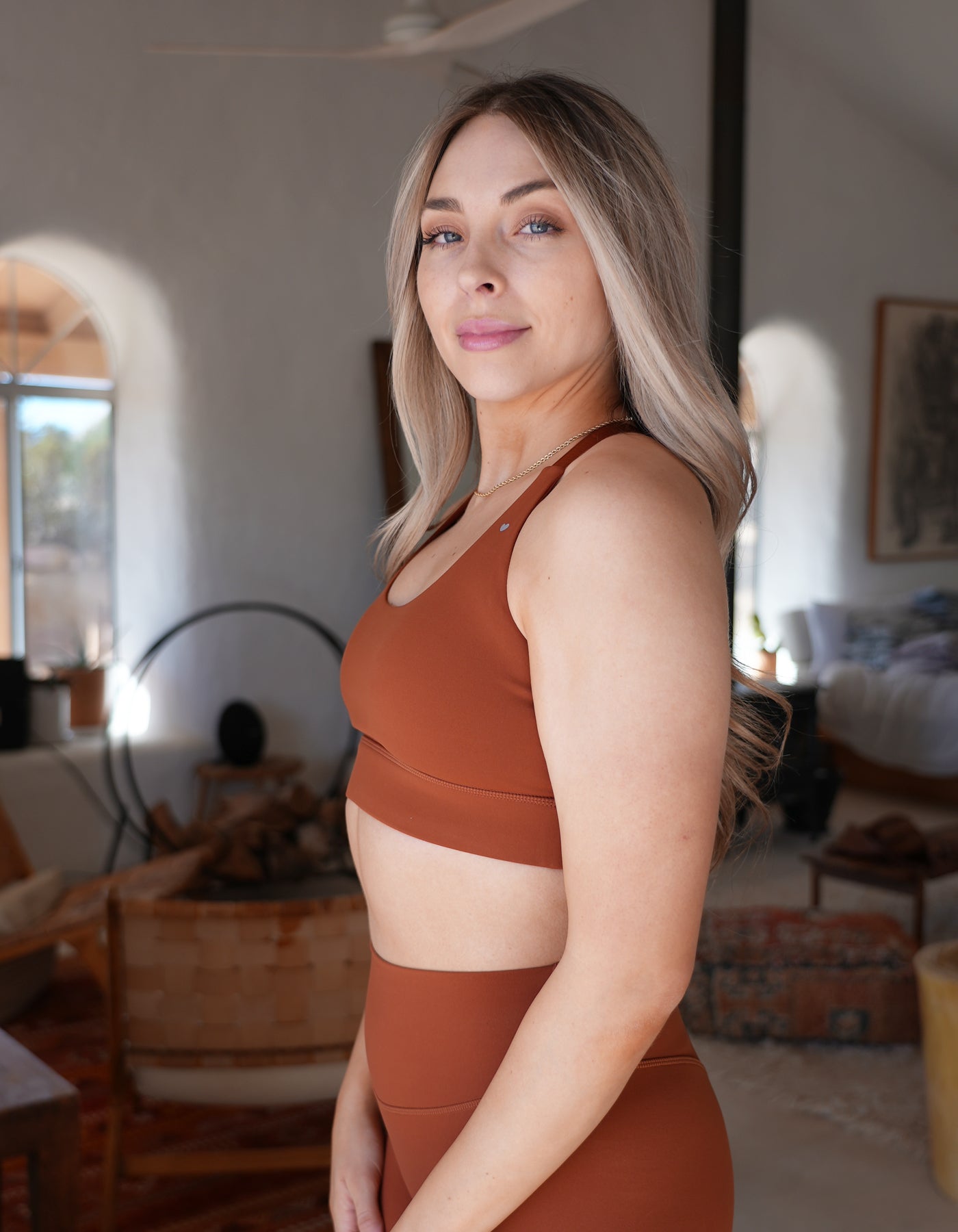 Love Fitness Impact Sports Bra Terracotta