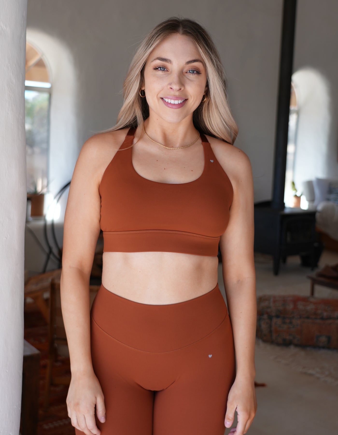 Love Fitness Impact Sports Bra Terracotta
