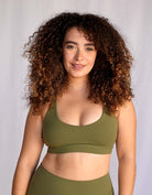 Love Fitness Johana Sports Bra Olive Green