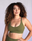 Love Fitness Johana Sports Bra Olive Green