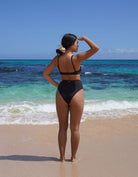 Love Fitness Kai Bikini High Tide Bottoms Black Sand