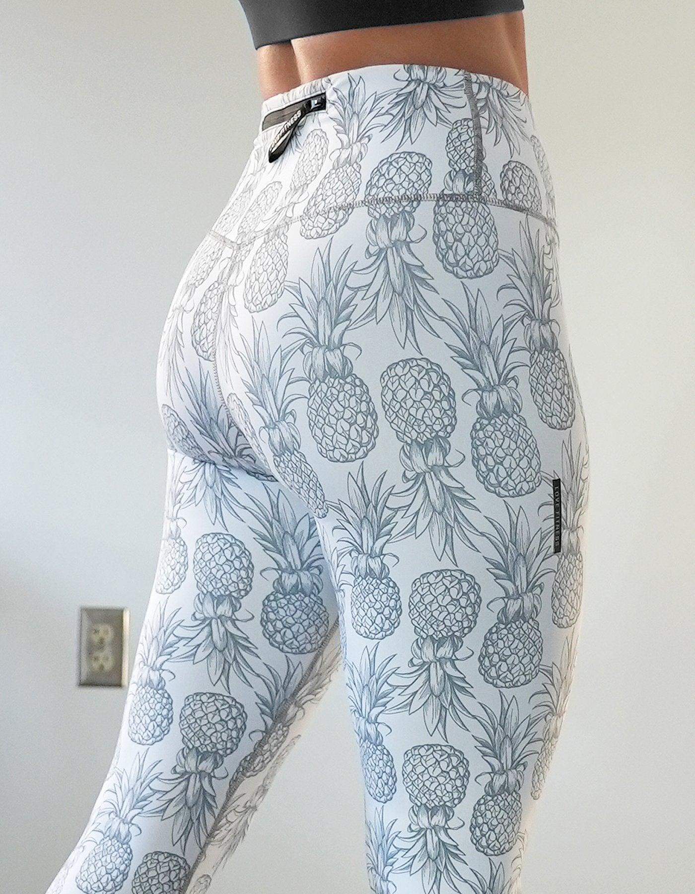 Pineapple Leggings - White  Pineapple leggings, Love fitness apparel,  White pineapple