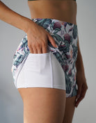 Love Fitness Tropical Paradise Runners perfect for running and with hidden pockets on the inside liners