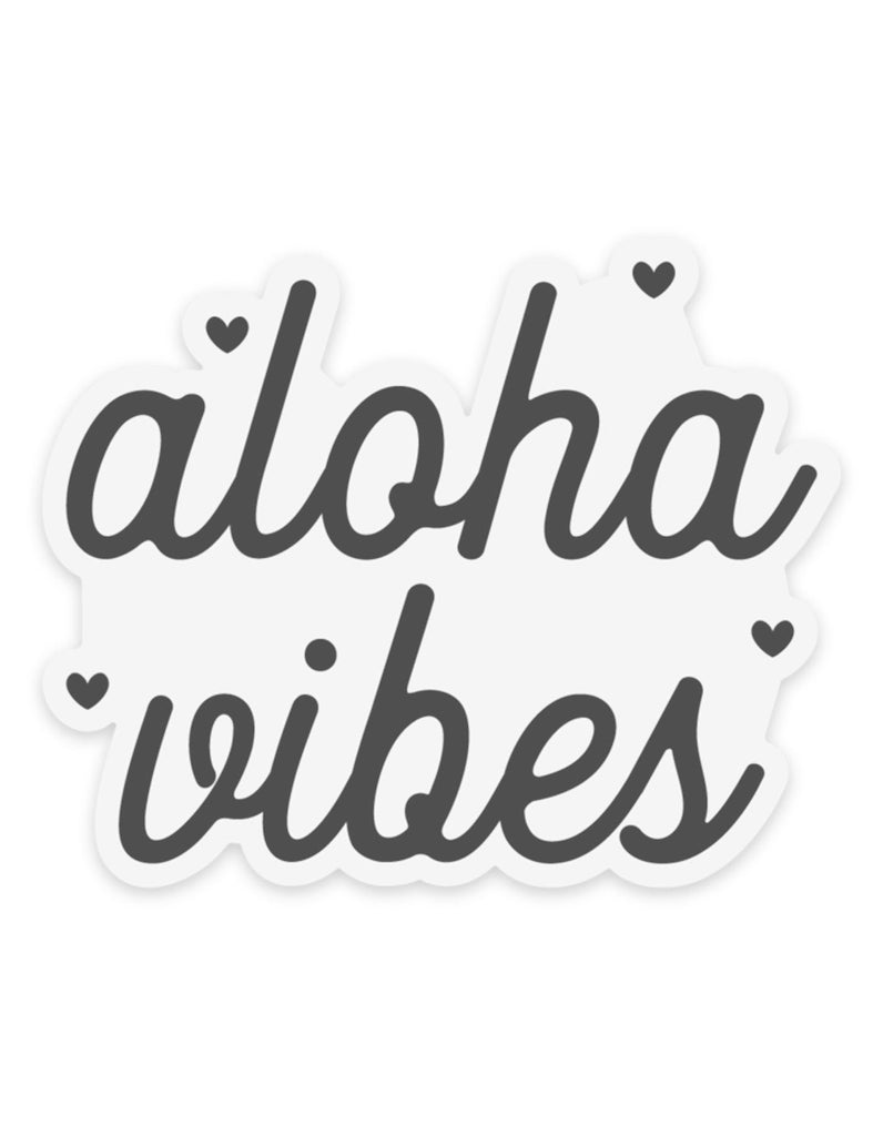 Aloha Vibes - Clear Sticker