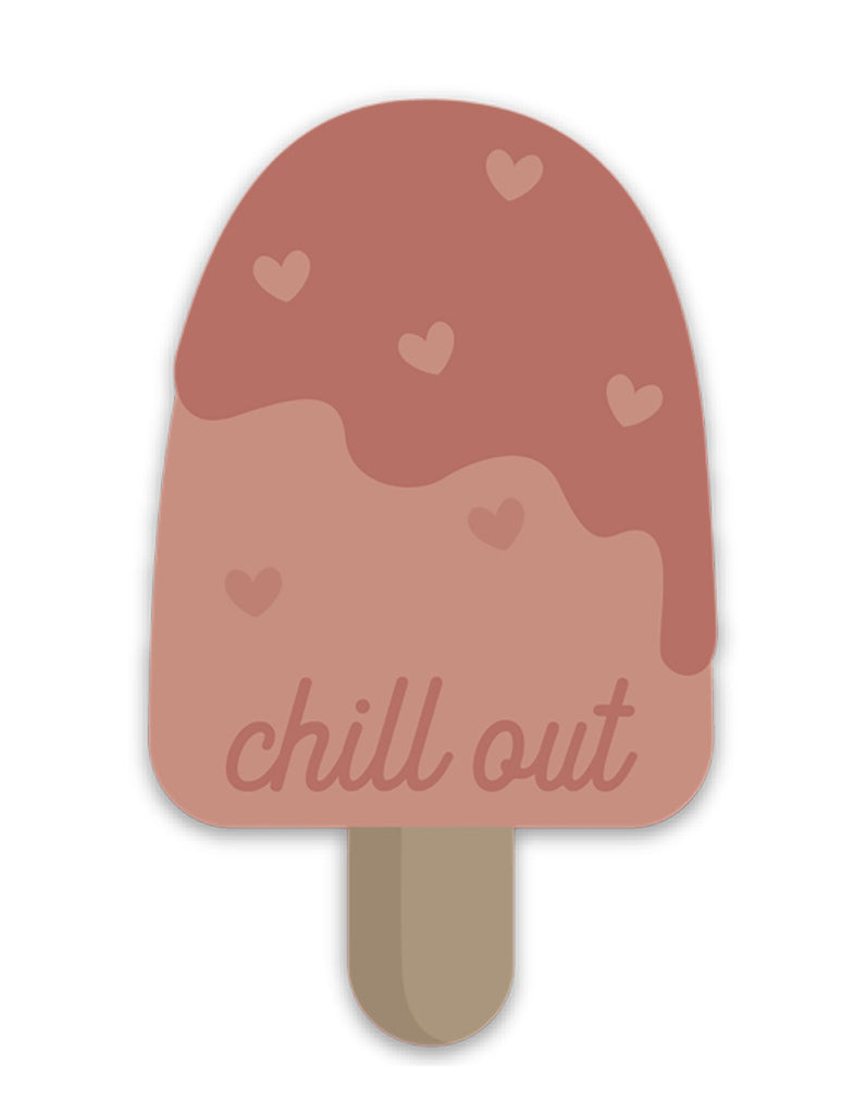 Retro Chill Out Popsicle - Sticker