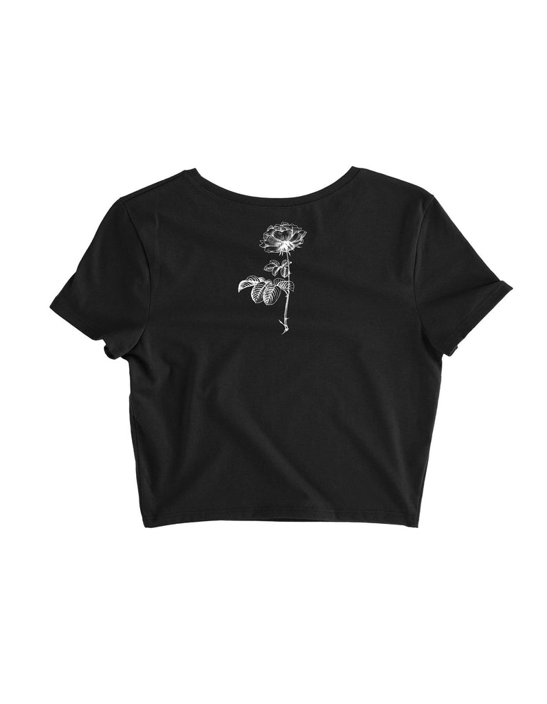 Love Fitness Apparel Black Be Fearless crop top cropped t-shirt Hawaii
