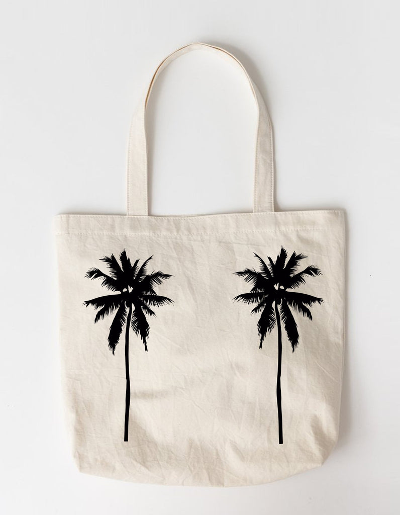 Palm Tree Large Tote Bag